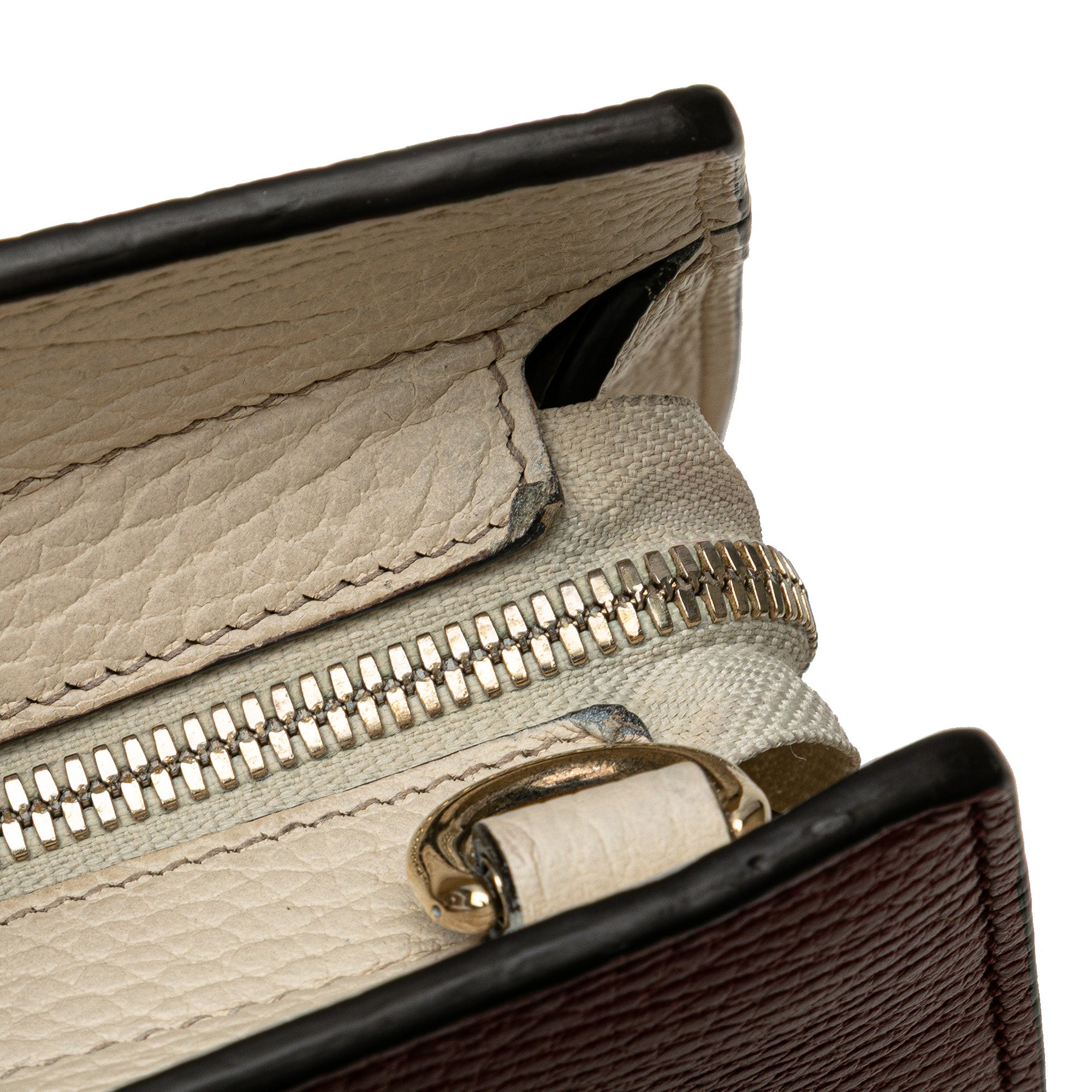 Medium Tricolor Pebbled Calfskin Soho Convertible Top Handle Bag