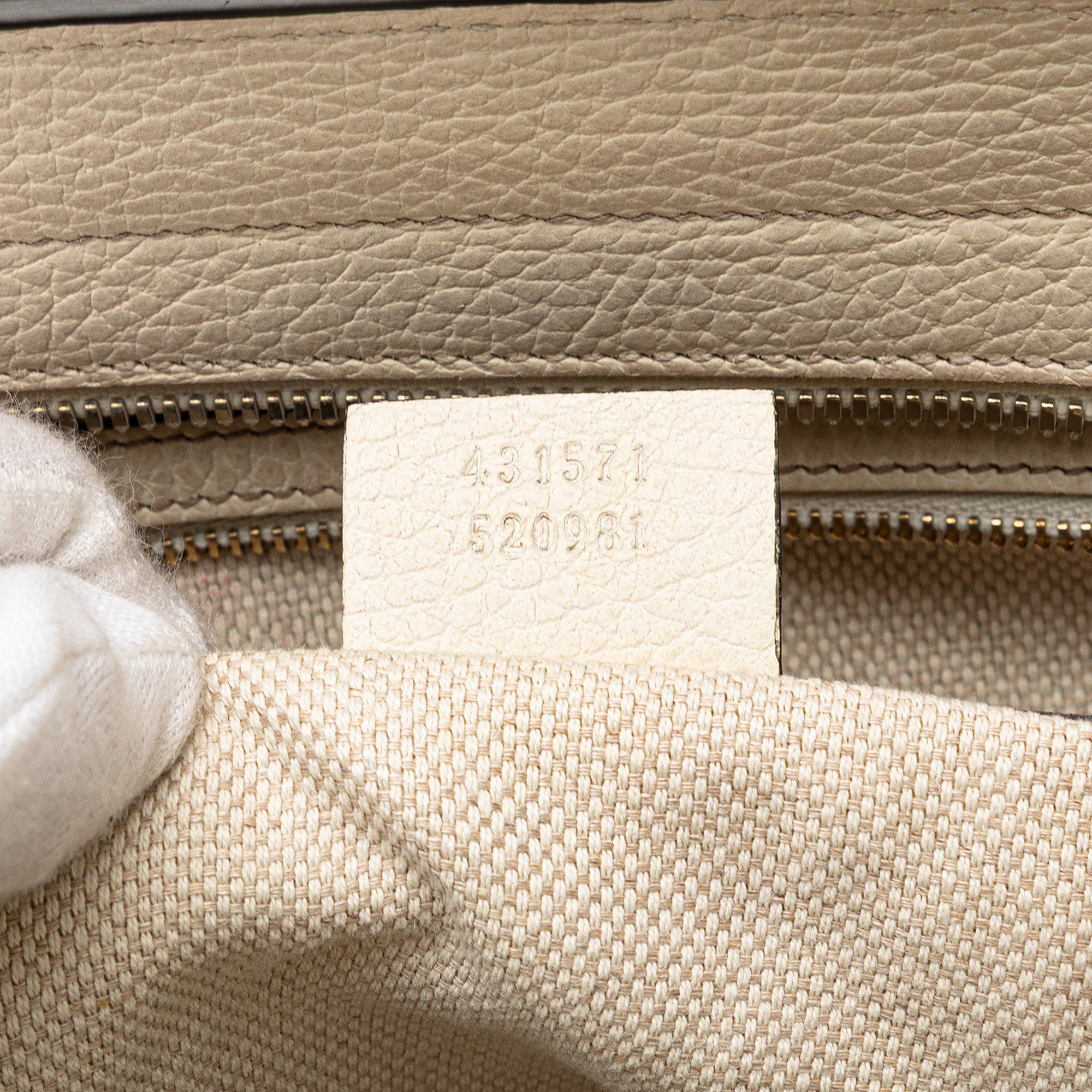 Medium Tricolor Pebbled Calfskin Soho Convertible Top Handle Bag