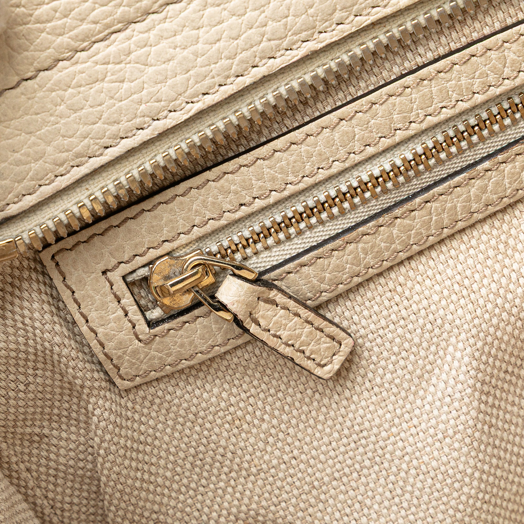 Medium Tricolor Pebbled Calfskin Soho Convertible Top Handle Bag