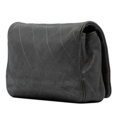 CC Quilted Iridescent Calfskin Single Flap