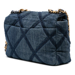 Large Denim 19 Flap