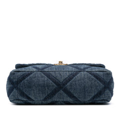 Large Denim 19 Flap