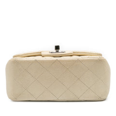 Mini Square Classic Caviar Single Flap