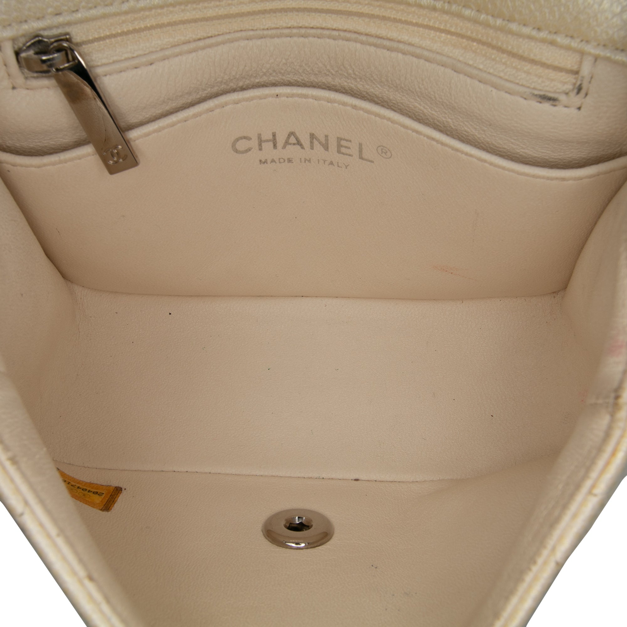 Mini Square Classic Caviar Single Flap