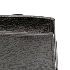 Leather Interlocking G Dollar Wallet on Chain