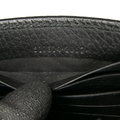Leather Interlocking G Dollar Wallet on Chain