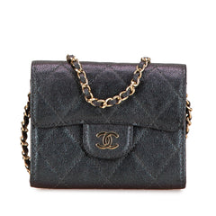 Small Iridescent Caviar Single Flap