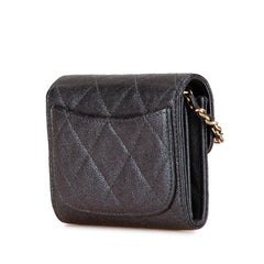 Small Iridescent Caviar Single Flap