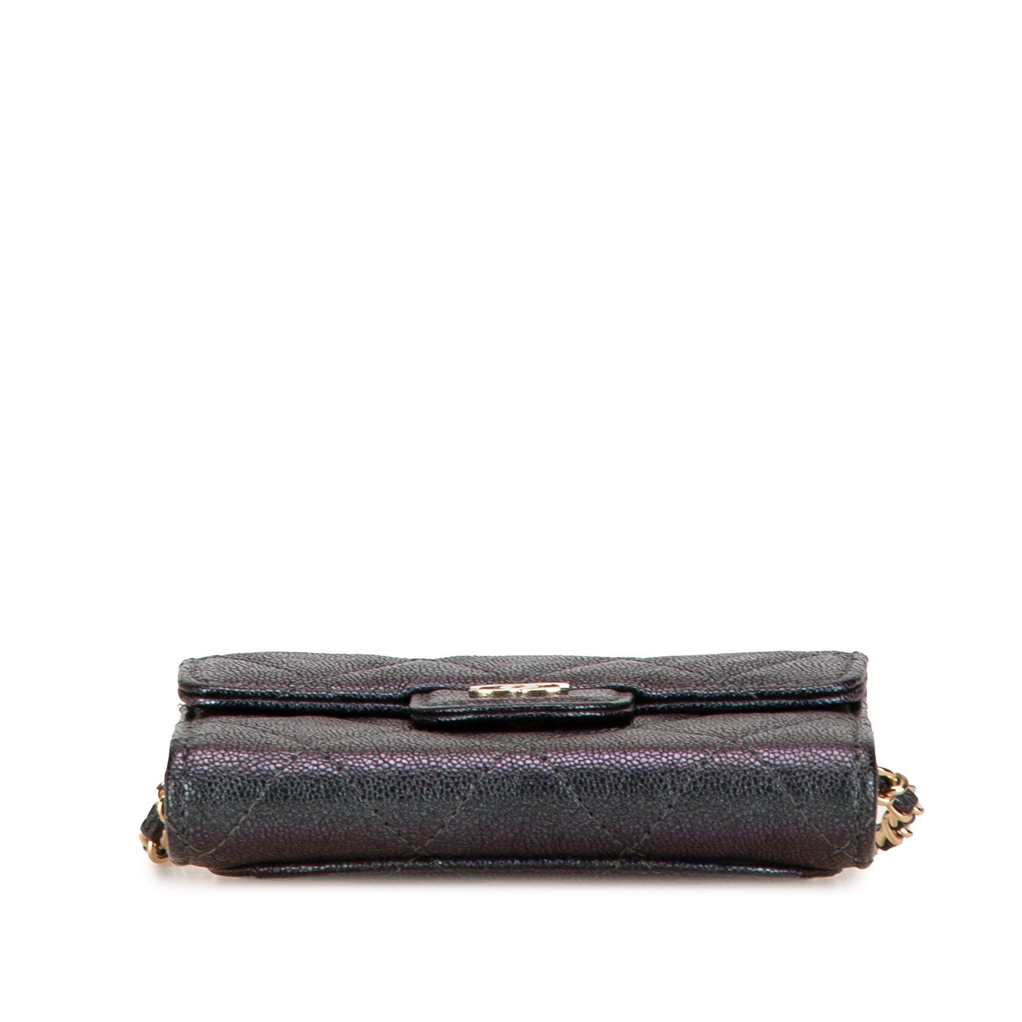 Small Iridescent Caviar Single Flap