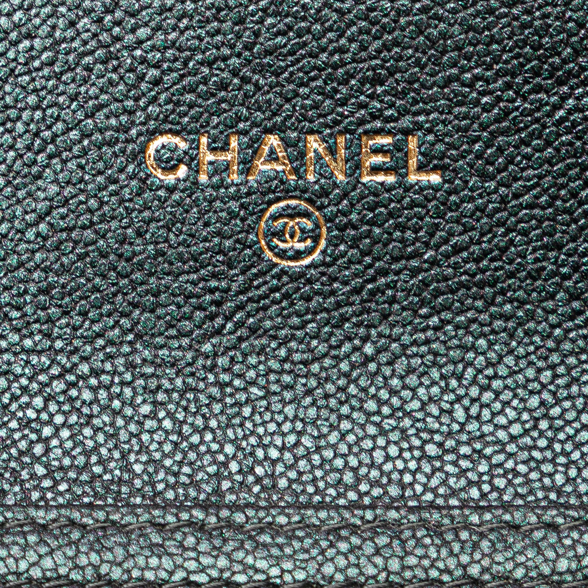 Small Iridescent Caviar Single Flap