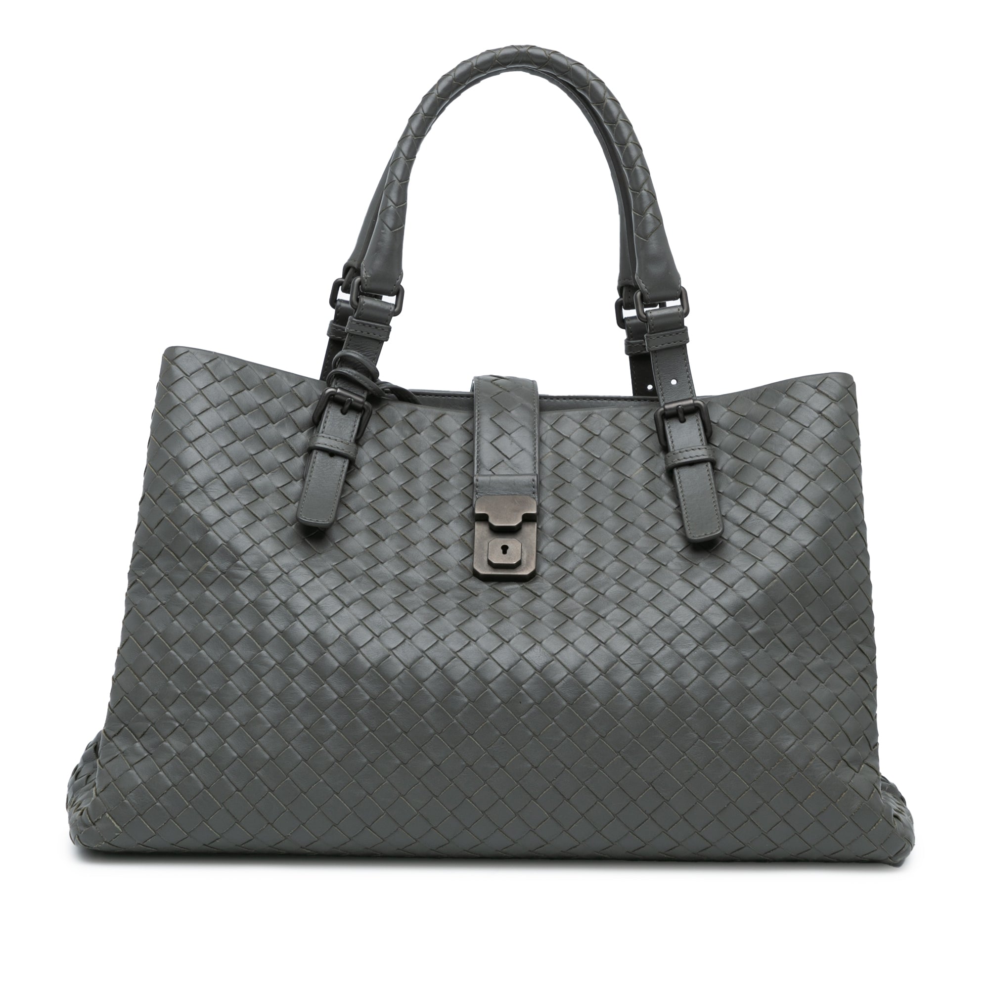 Medium Nappa Intrecciato Roma Satchel