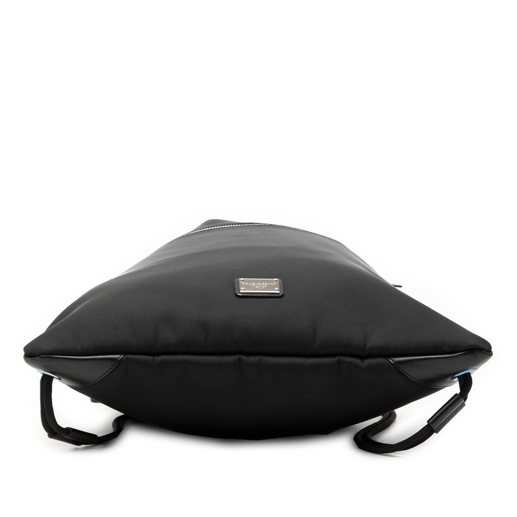 Nylon Logo Drawstring Backpack