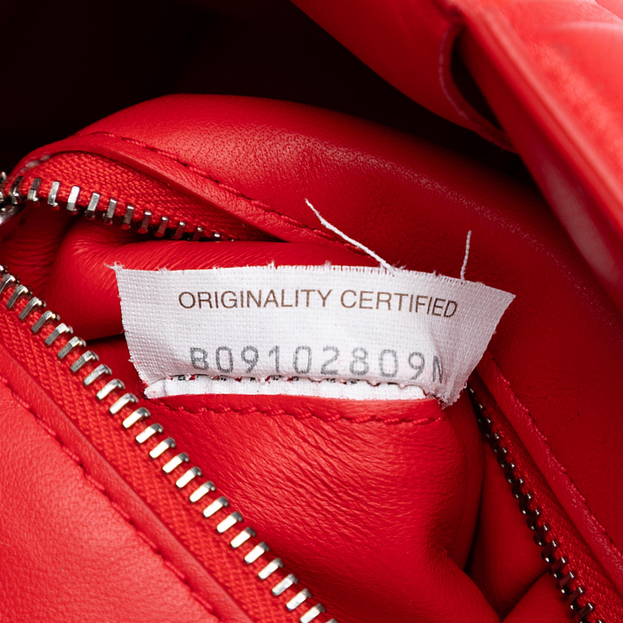 Nappa Intrecciato Padded Chain Cassette Satchel