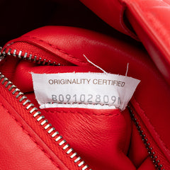 Nappa Intrecciato Padded Chain Cassette Satchel