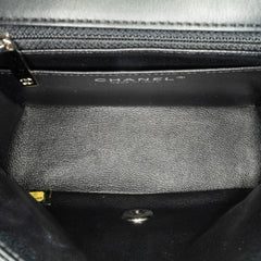 Mini Square Classic Patent Single Flap