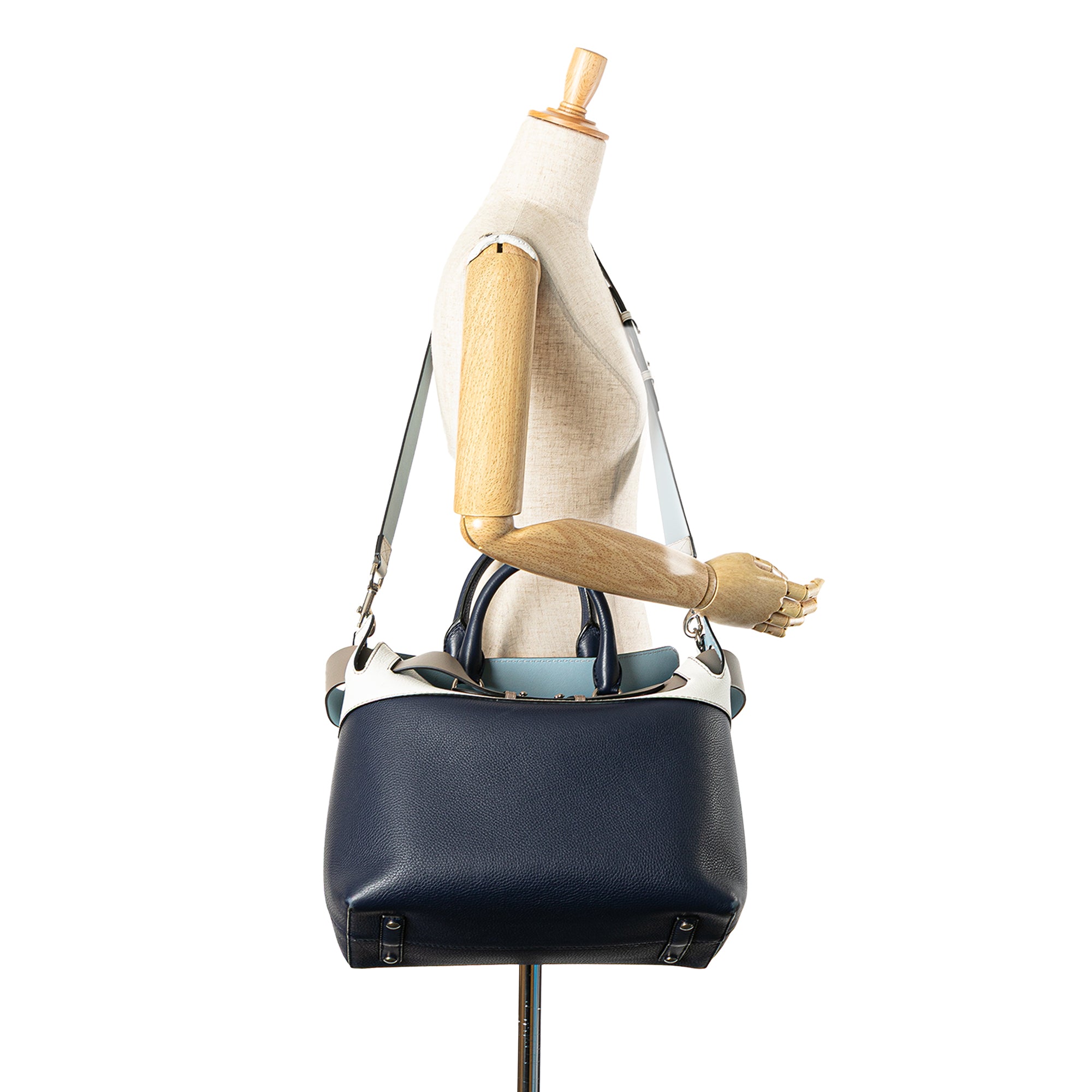 Medium Tricolor Leather Marais Belt Bag