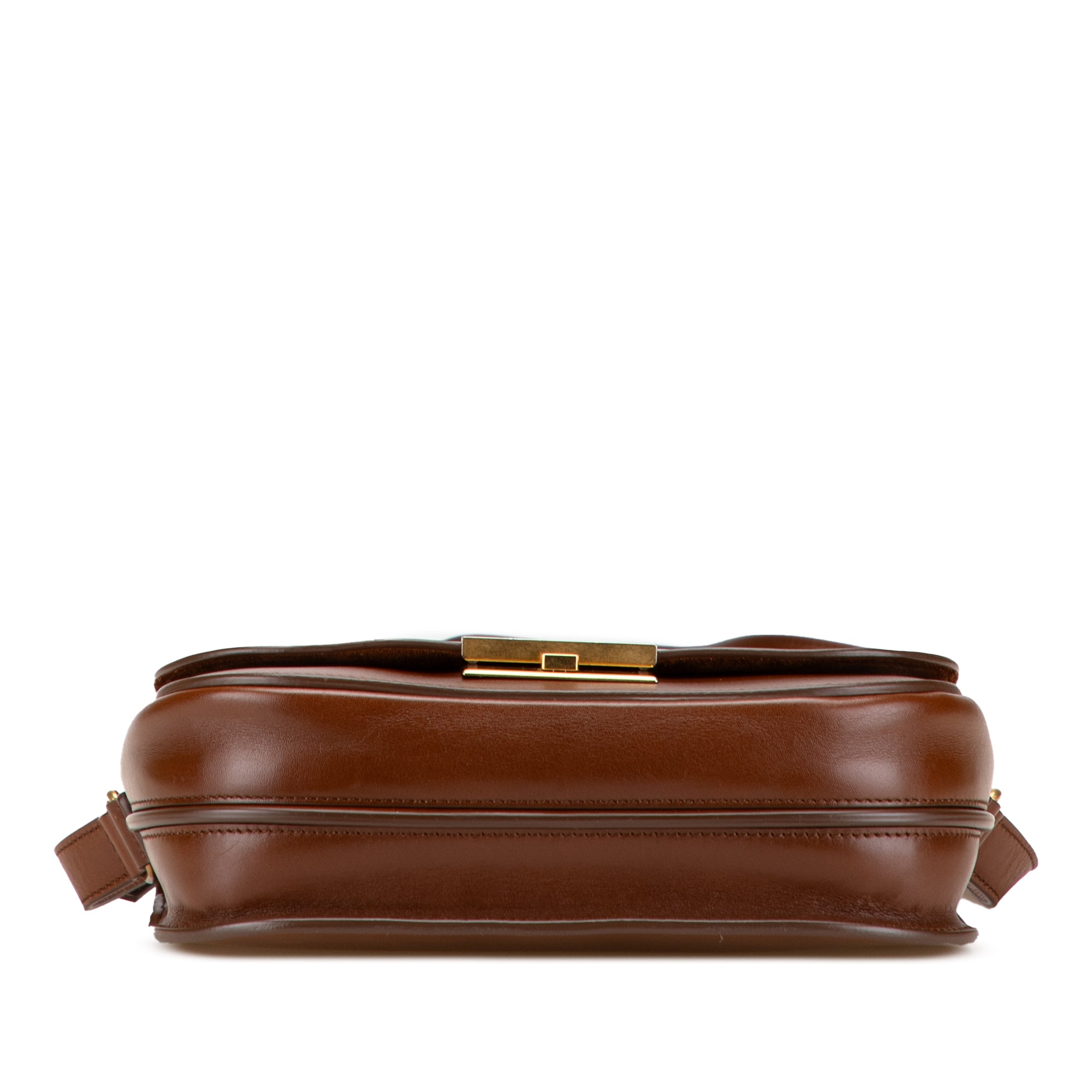 Leather Betty Flap Pouch Bag