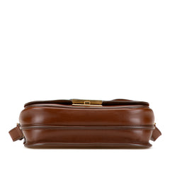 Leather Betty Flap Pouch Bag