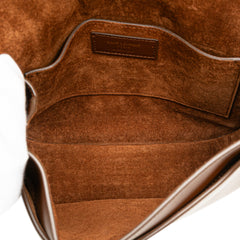 Leather Betty Flap Pouch Bag