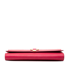 Leather Chyc Ligne Clutch
