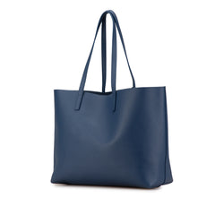 East West Leather Shopping Tote