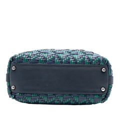 CC Woven Calfskin Bowling Bag