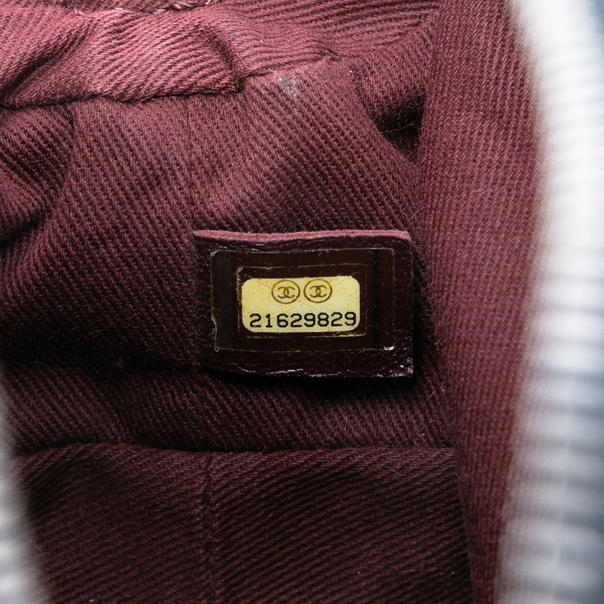 CC Woven Calfskin Bowling Bag