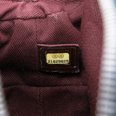 CC Woven Calfskin Bowling Bag