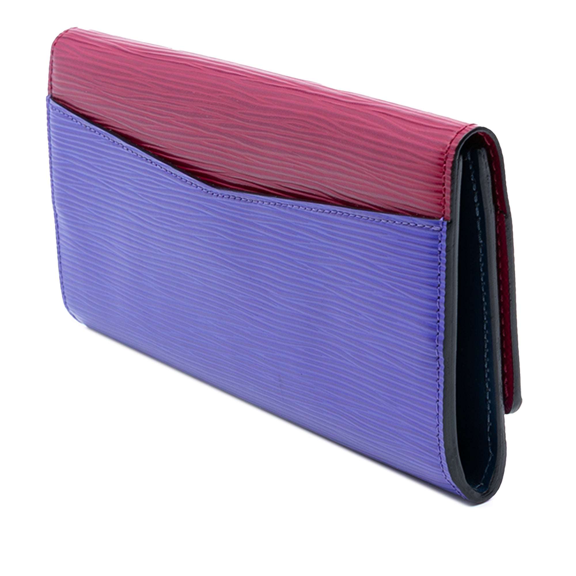 Tricolor Epi Flore Long Wallet