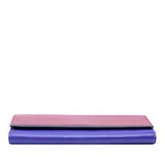 Tricolor Epi Flore Long Wallet