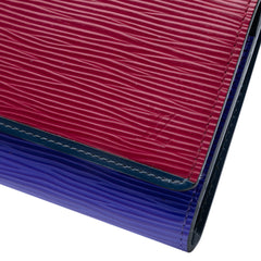 Tricolor Epi Flore Long Wallet