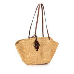 Small Raffia Shell Basket Tote_1