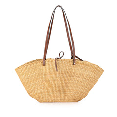 Small Raffia Shell Basket Tote_2