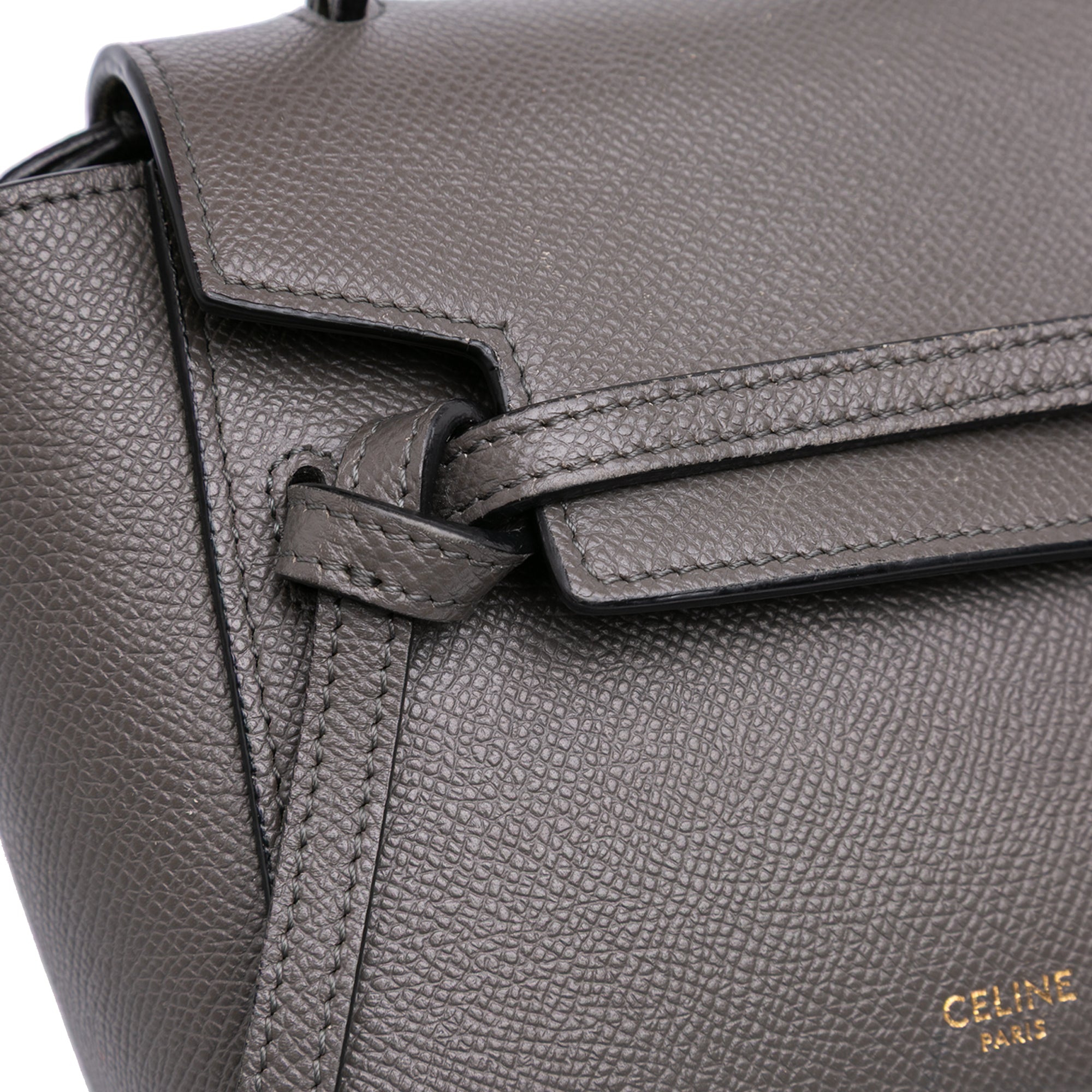 Pico Grained Calfskin Belt Bag