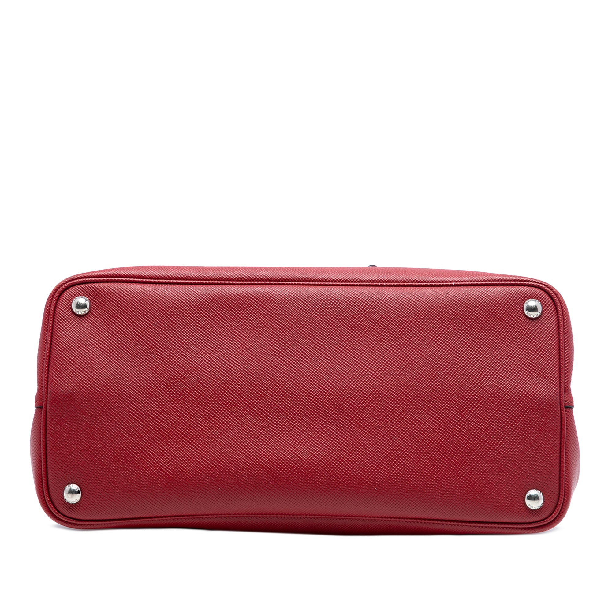 Large Saffiano Cuir Double Satchel