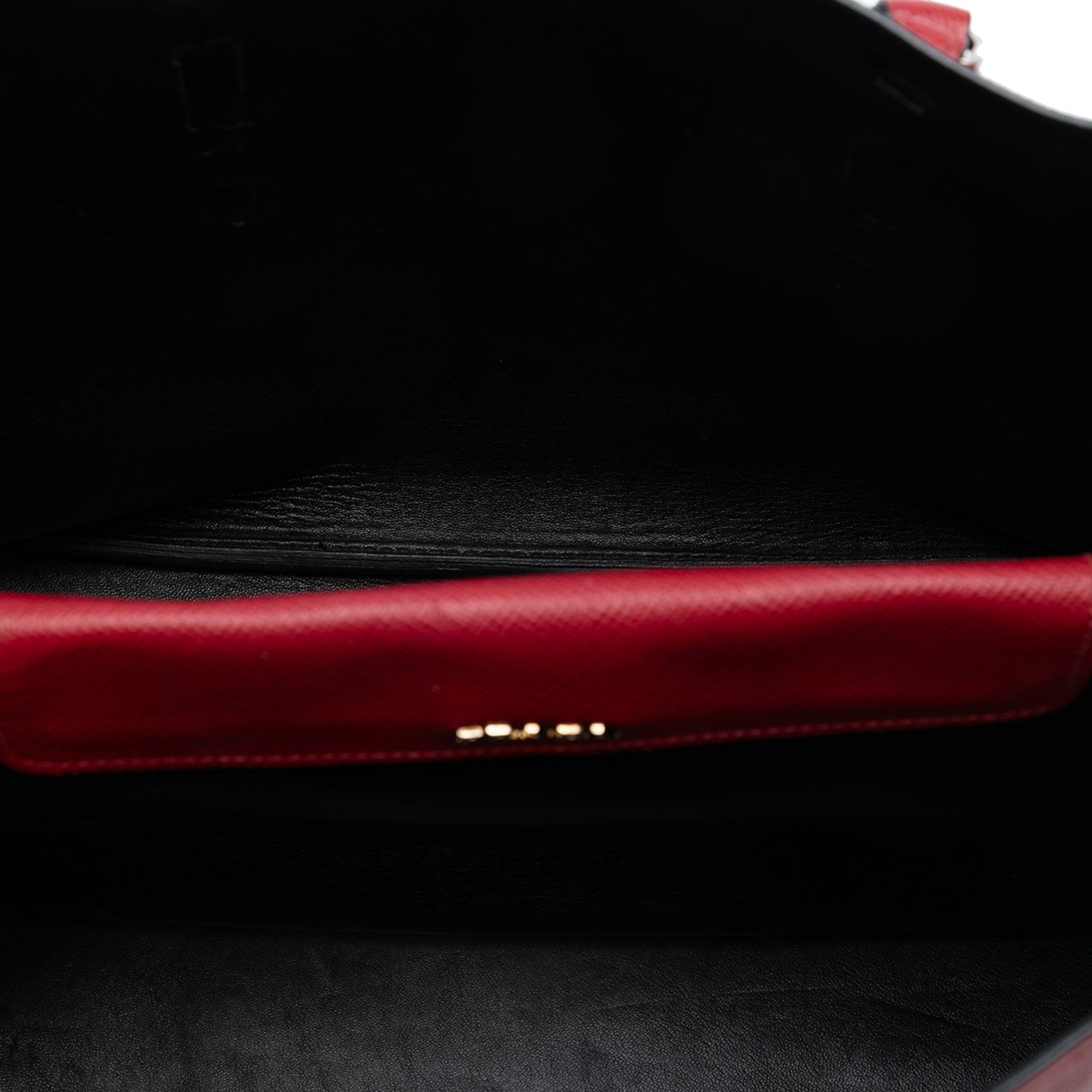 Large Saffiano Cuir Double Satchel