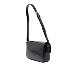 Shiny Calfskin Claude Shoulder Bag