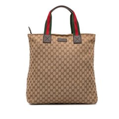 GG Canvas Web Tote