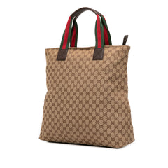 GG Canvas Web Tote