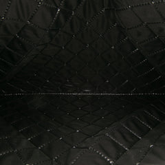 Large Quilted Lambskin Camellia O Case Clutch