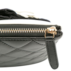 Large Quilted Lambskin Camellia O Case Clutch