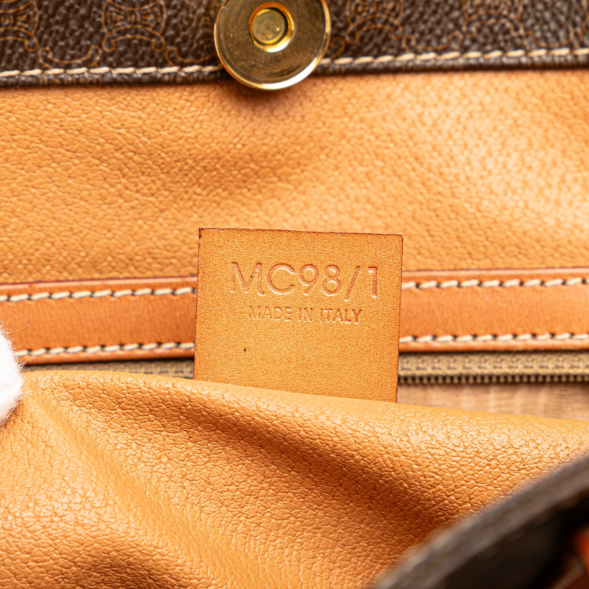 Macadam Coated Canvas Tote