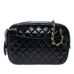CC Quilted Lambskin Chain Camera Bag