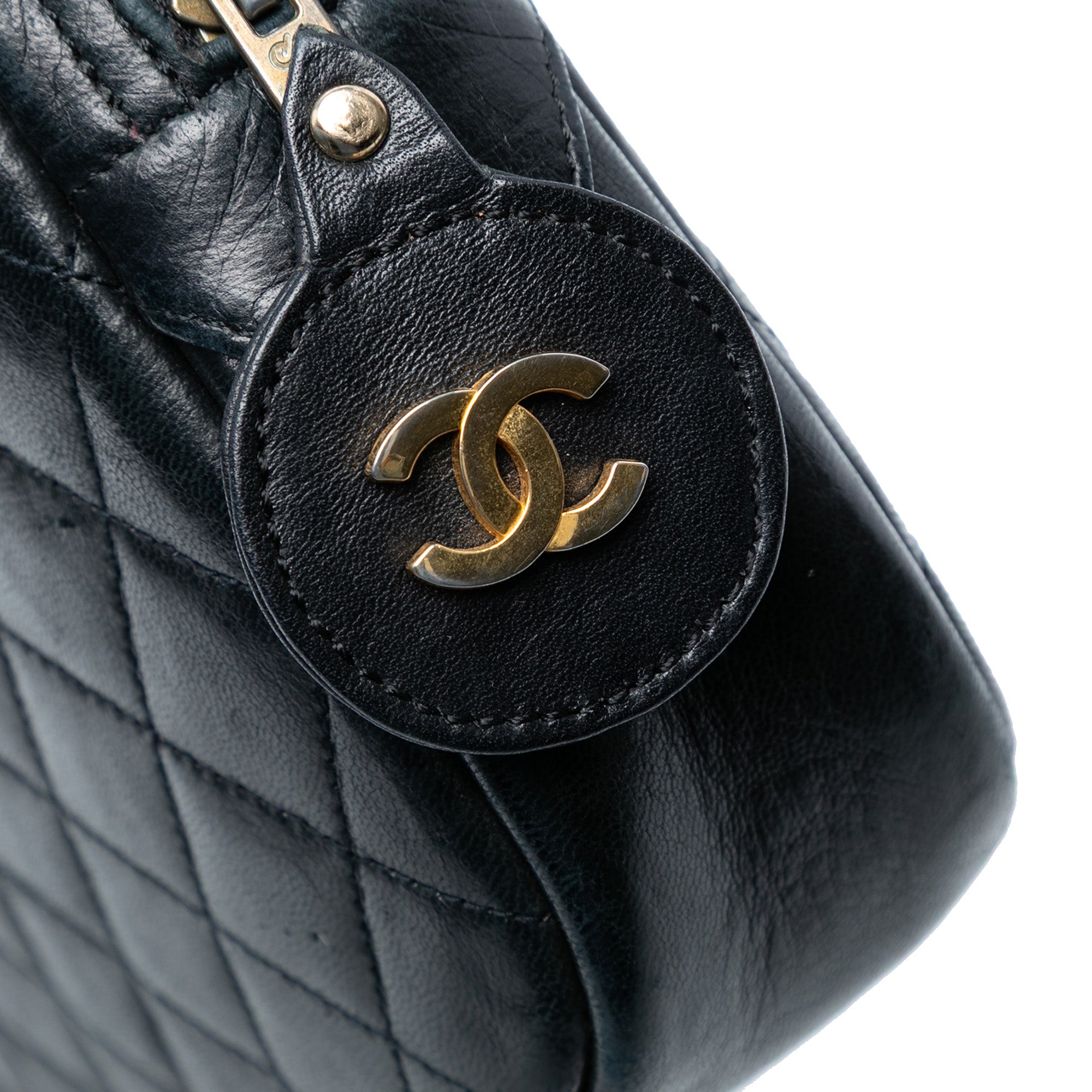 CC Quilted Lambskin Chain Camera Bag