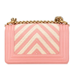 Small Braided Chevron Boy Flap