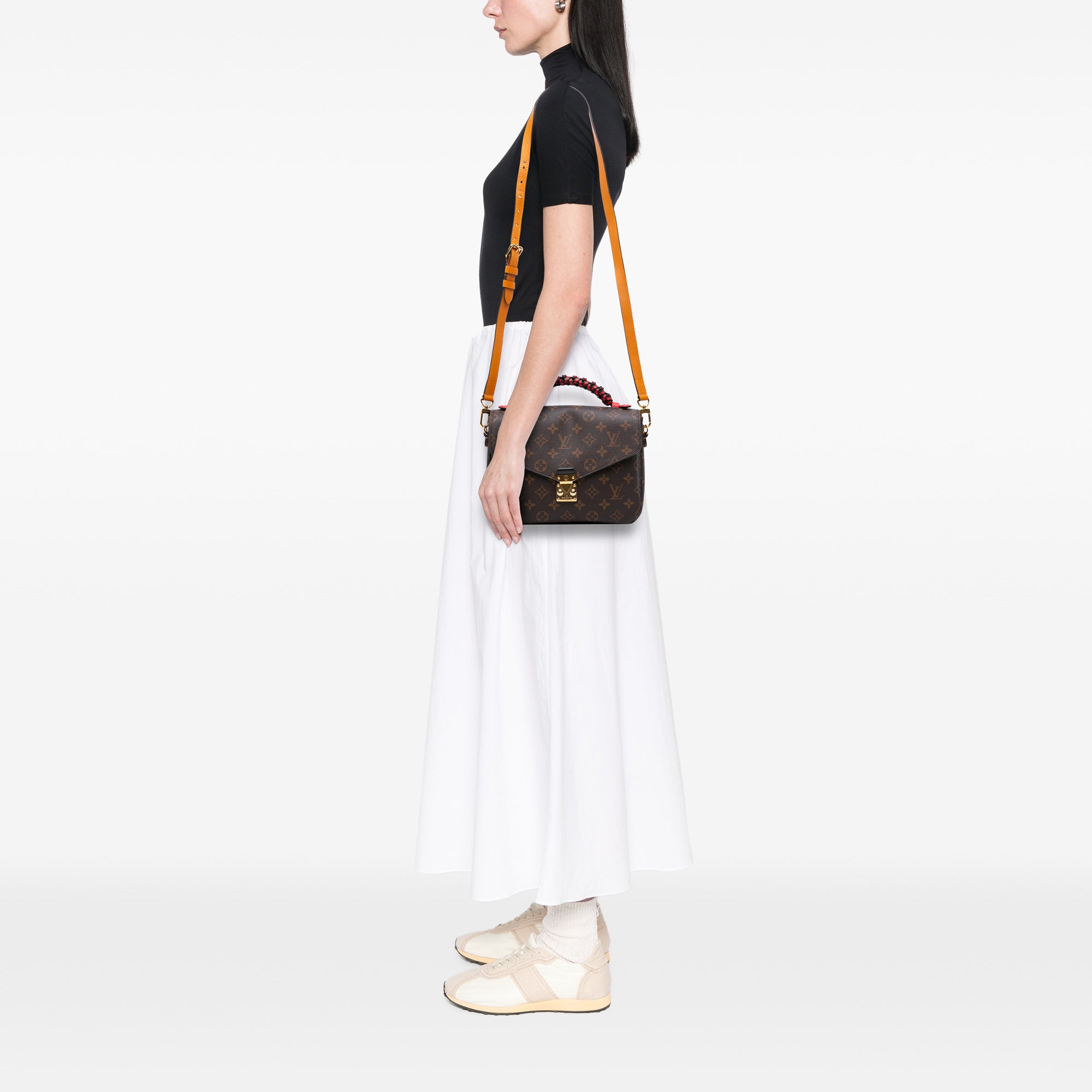 Monogram Braided Pochette Metis