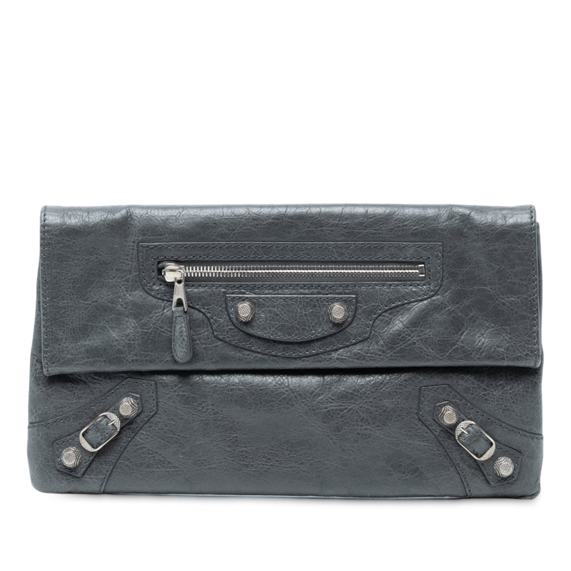 Lambskin Motocross Giant 12 Envelope Clutch