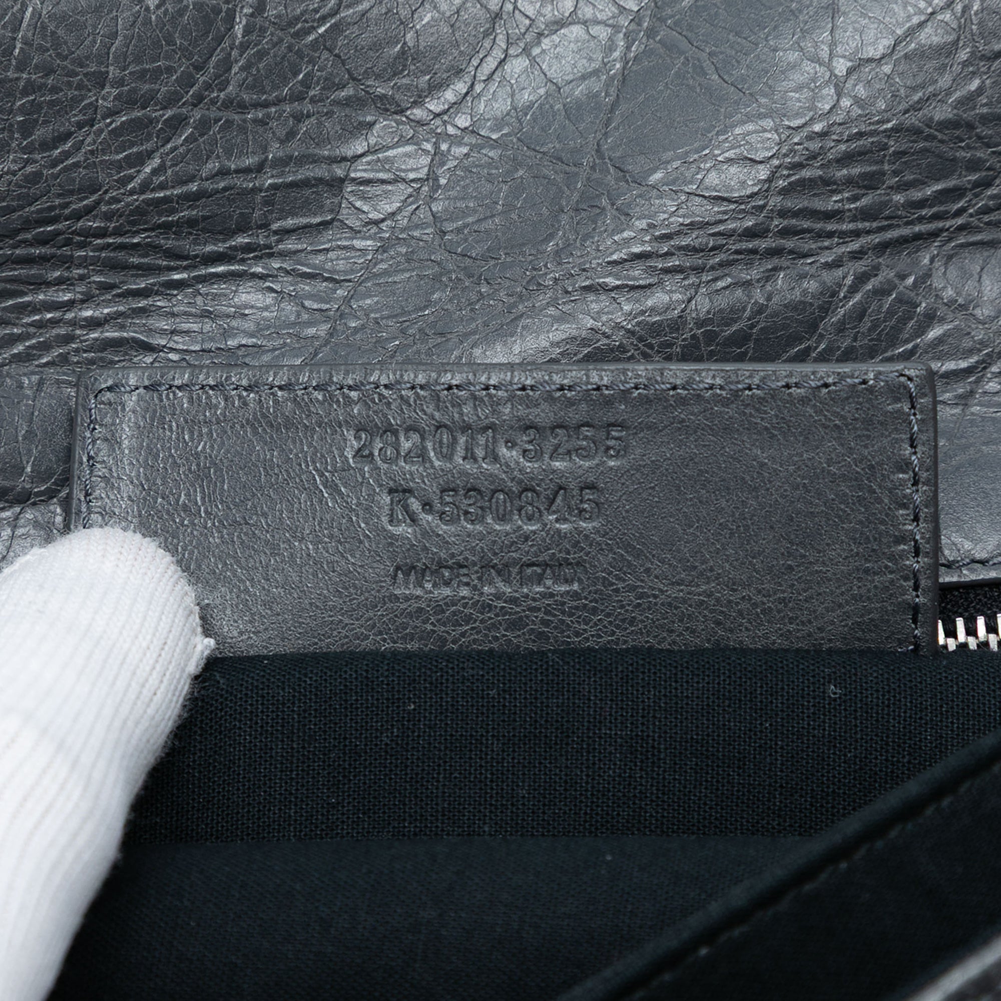 Lambskin Motocross Giant 12 Envelope Clutch