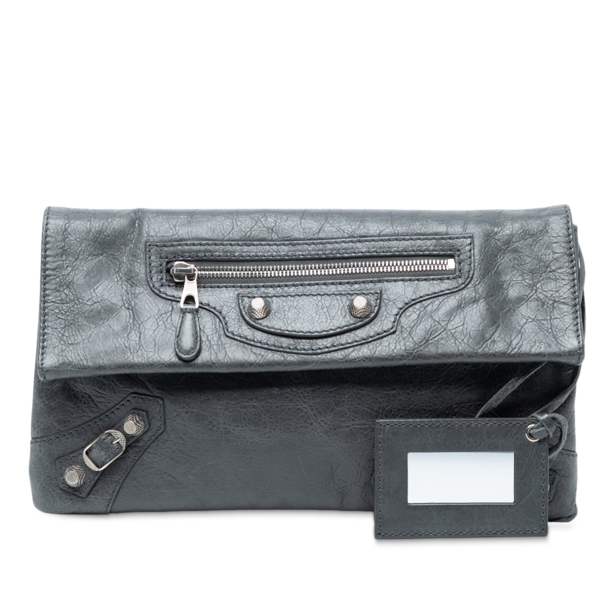 Lambskin Motocross Giant 12 Envelope Clutch