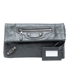 Lambskin Motocross Giant 12 Envelope Clutch